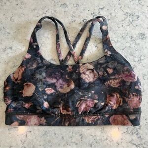 Floral Lululemon Sports Bra Size 8